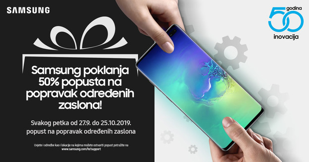 50 posto popusta za 50 godina povjerenja 50 posto popusta za 50 godina povjerenja