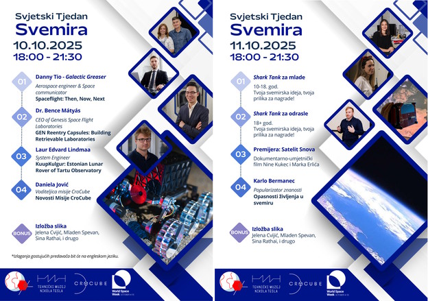 CroCube i Tehnički muzej otvaraju vrata svemira CroCube i Tehnički muzej otvaraju vrata svemira