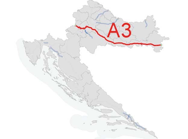 Danas ujutro već 6 sudara na autocesti A3 Danas ujutro već 6 sudara na autocesti A3