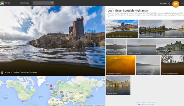 Street View vas vodi u potragu za čudovištem iz Loch Nessa Street View vas vodi u potragu za čudovištem iz Loch Nessa
