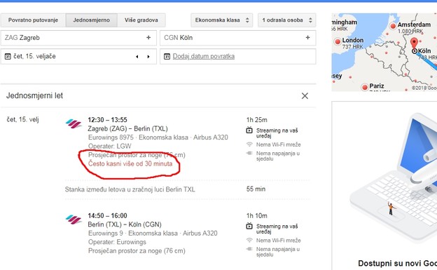 Googleov AI predviđa kašnjenja letova Googleov AI predviđa kašnjenja letova