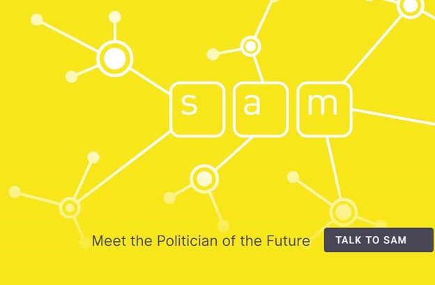Razgovarajte s prvim robotom političarem Razgovarajte s prvim robotom političarem