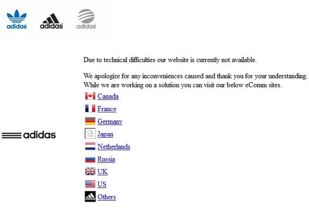 Adidas već 5 dana hakiran