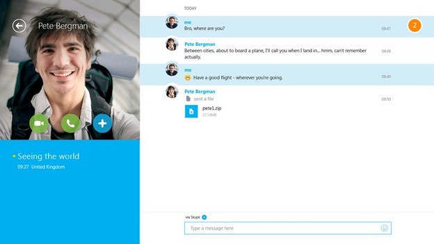 Download: Skype for Windows 8 - nova inačica Download: Skype for Windows 8 - nova inačica