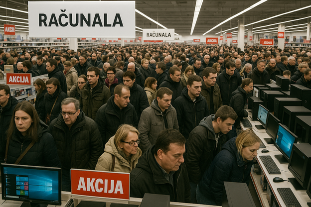 Isporuke PC računala rastu zbog panike