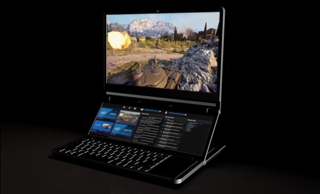 VIDEO: Intelov gaming laptop s dodatnim zaslonom VIDEO: Intelov gaming laptop s dodatnim zaslonom