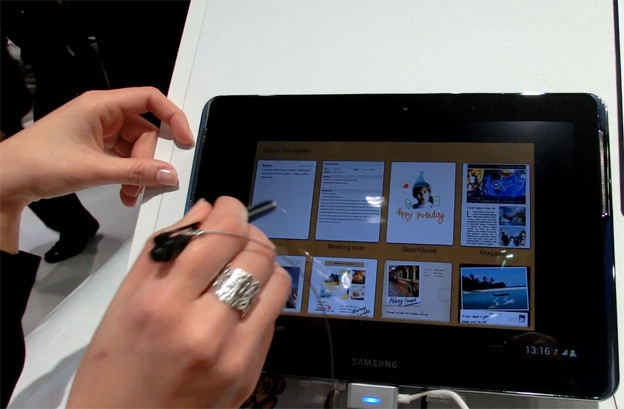 Video: Samsung Galaxy Note 10.1 - First touch Video: Samsung Galaxy Note 10.1 - First touch
