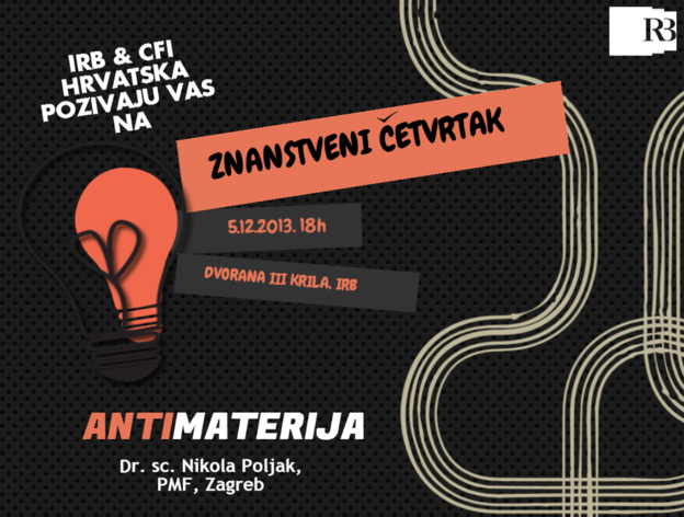 Predavanje o antimateriji na IRB-u Predavanje o antimateriji na IRB-u