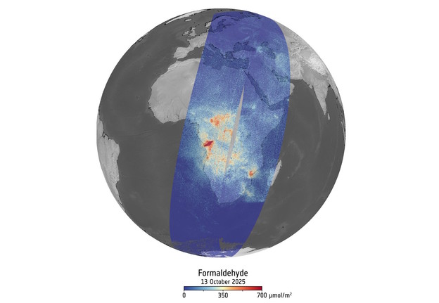 Sentinel-5 prikazuje prve slike atmosferskih plinova