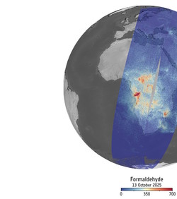 Sentinel-5 prikazuje prve slike atmosferskih plinova
