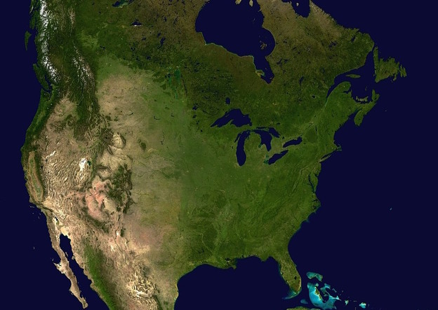 Sjeverna Amerika tone u Zemljin omotač Sjeverna Amerika tone u Zemljin omotač