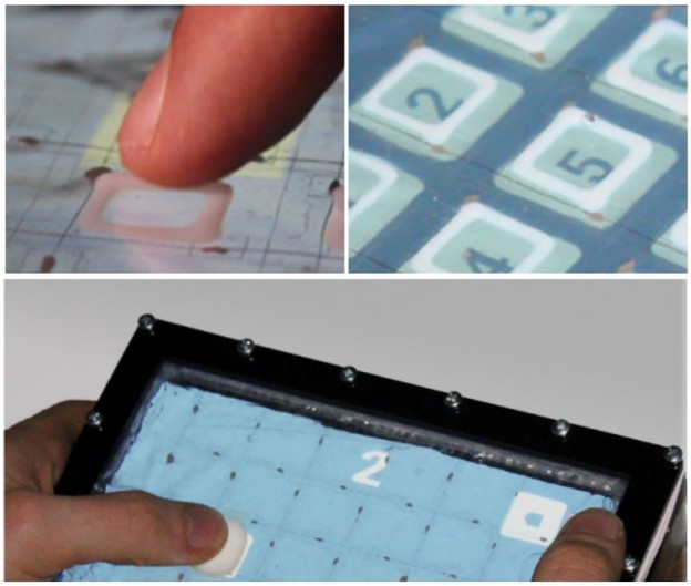VIDEO: Touchscreen punjen gelom stvara gumbe prema potrebi VIDEO: Touchscreen punjen gelom stvara gumbe prema potrebi